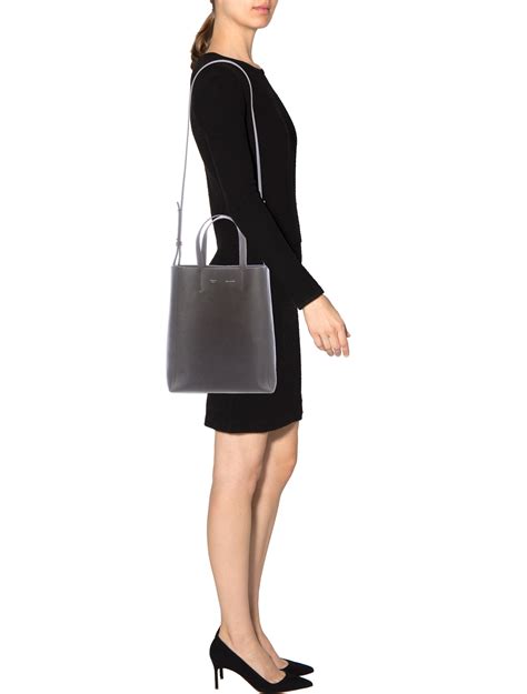 celine vertical cabas tote black|celine cabas tote small.